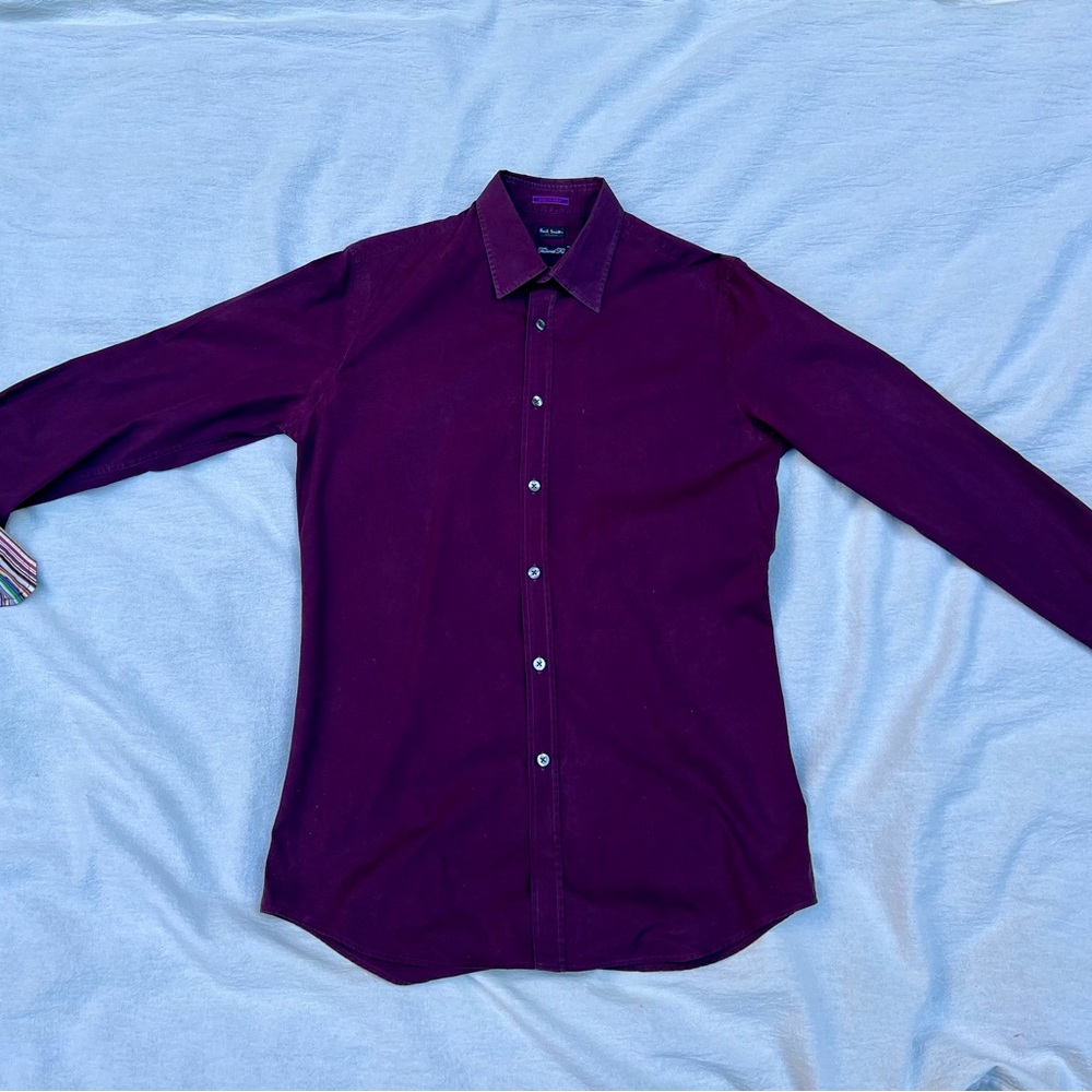 Paul Smith Purple Casual Button Down Shirt